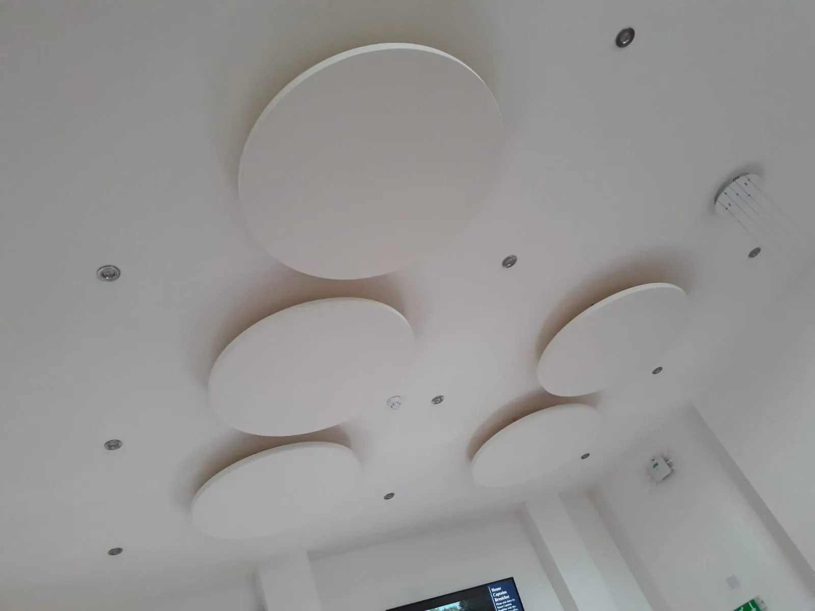 Feature ceiling at Berkhamsted Schools Group by CMD Ceilings Ltd